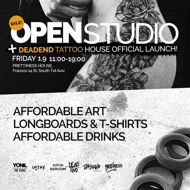 Summer OPEN Studio / 1.9 / Art Tattoos Tshirts Longboards
