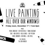 Live Painting - All Over Our Windows!