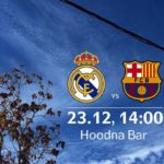 Barcelona vs Real Madrid at the Hoodna