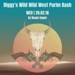 BiggyZ//Wild Wild West Purim Bash//Wed 28.2