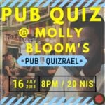 Pub Quizrael at Molly Bloom's