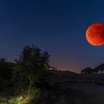 A lunar eclipse show on Tu B'Av