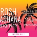 Rosh Hashanah Beach Party Tel Aviv