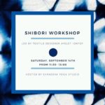 Shibori Workshop with Textile Designer Ayelet Iontef