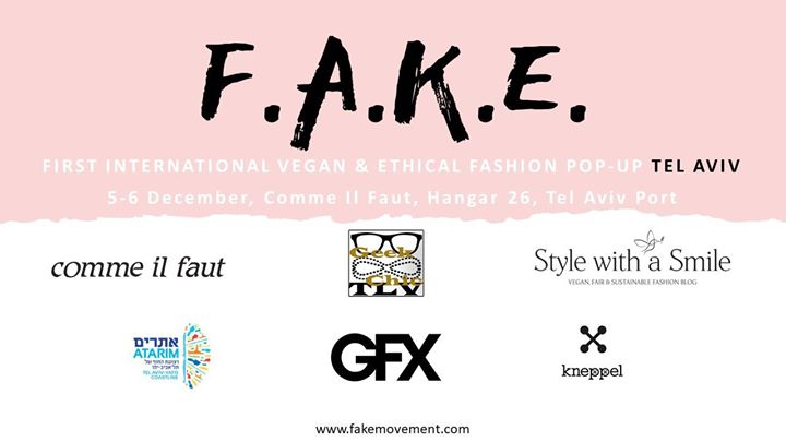 FAKE TLV - The First Vegan & Ethical Fashion Pop-Up in Israel