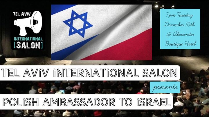 TLV Salon: Polish Ambassador to Israel in-English Q&A Drinks