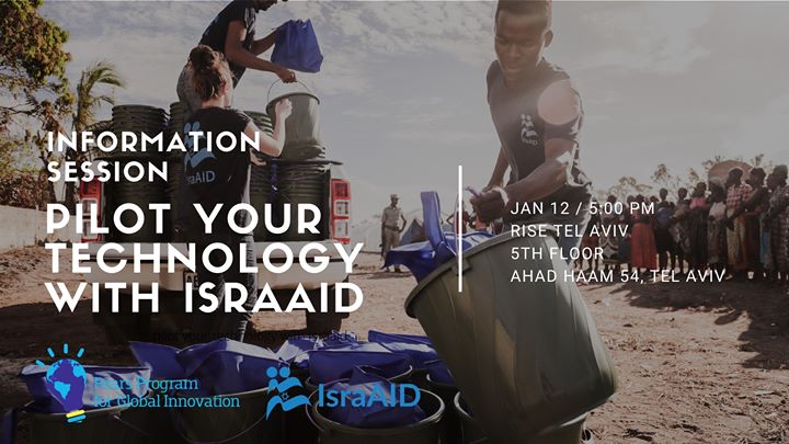 Pilot Your Technology in Humanitarian Settings with IsraAID