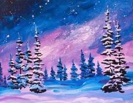 Paint Night : Winter Landscapes
