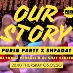 Shpagat Our Story Purim Party