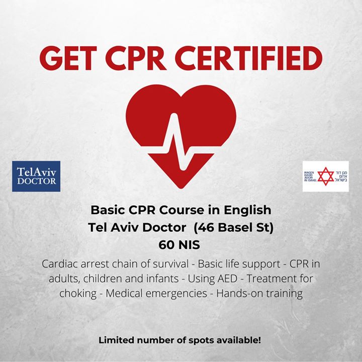 Tel Aviv Doctor CPR Course in English