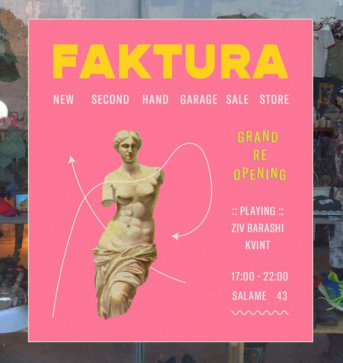FAKTURA / second hand opening party