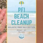 PFI Beach Cleanup - Plastic Free July