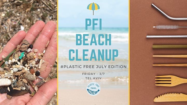 PFI Beach Cleanup - Plastic Free July