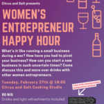 Women's Entrepreneur Evening @ Citrus and Salt