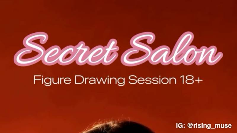 Secret Salon. Figure Drawing Session 18+. Helmut Newton Inspired