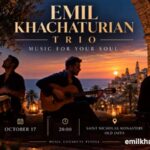 Music for your Soul. Emil Khachaturian Trio @ Saint Nicholas Monastery, Jaffa